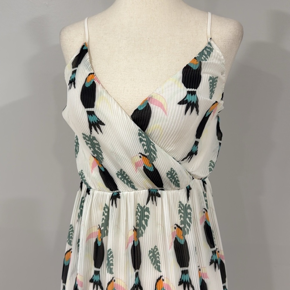 & Other Stories Frill Toucan Dress - Picture 4 of 8
